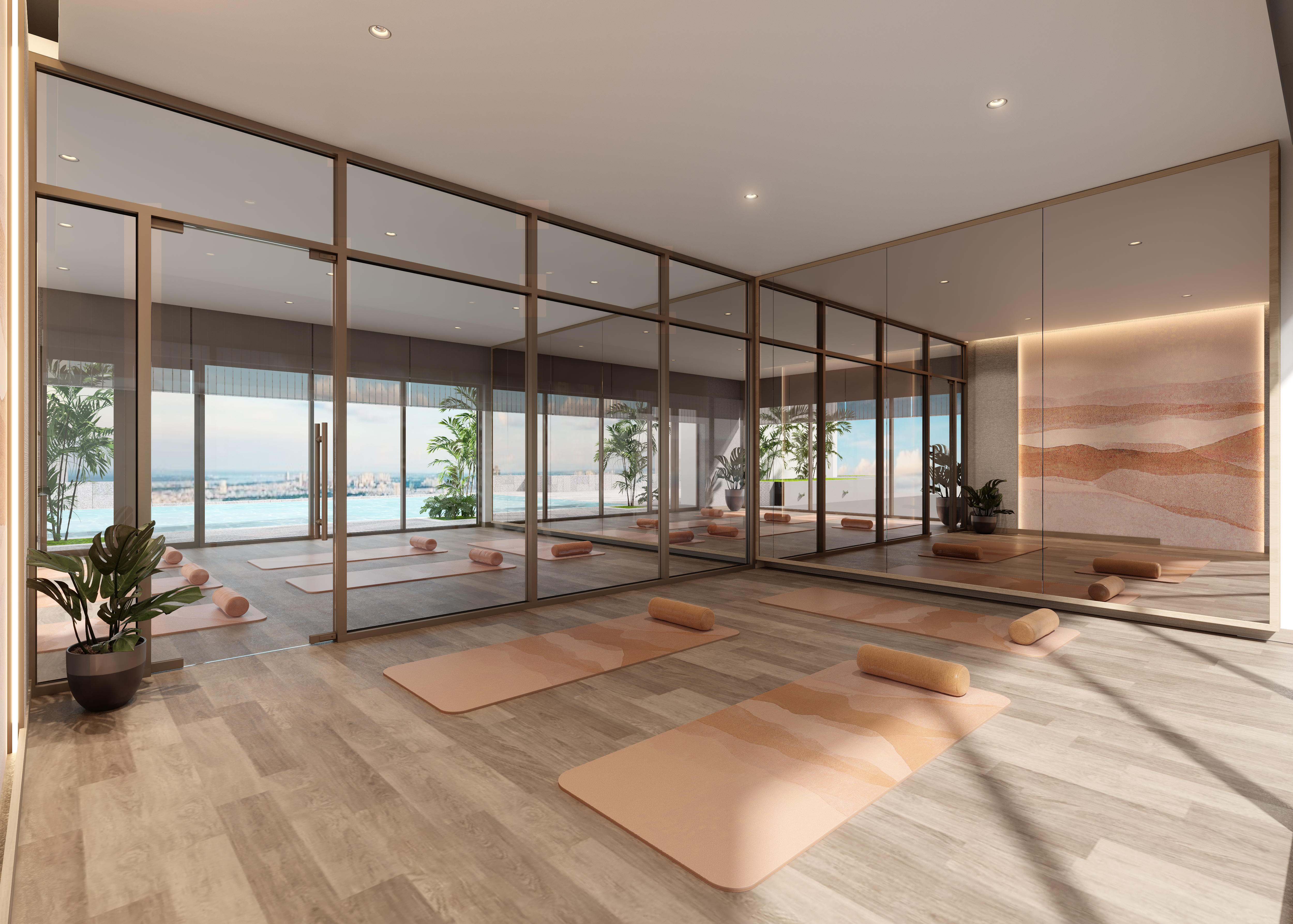 Khu vực yoga The Gió Riverside